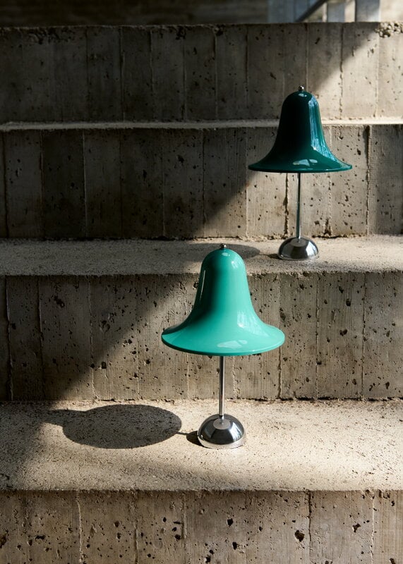 Verpan Pantop Portable table lamp, 18 cm, light teal, decoration image