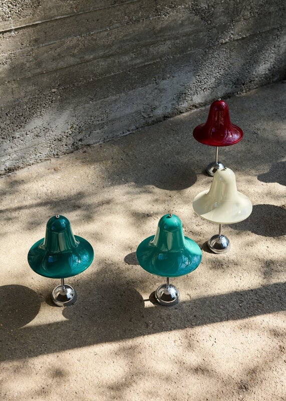 Verpan Pantop Portable table lamp, 18 cm, light teal, decoration image