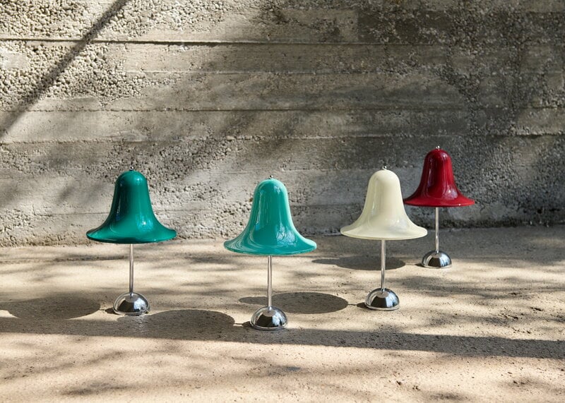 Verpan Pantop Portable table lamp, 18 cm, light teal, decoration image