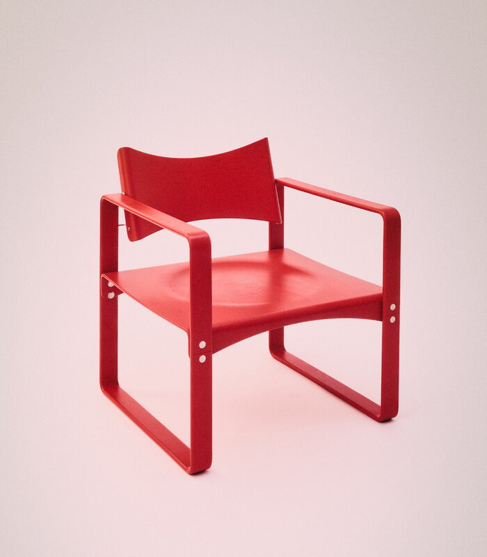 Verpan Series 270 F sillón, rojo marrón, imagen de decoración