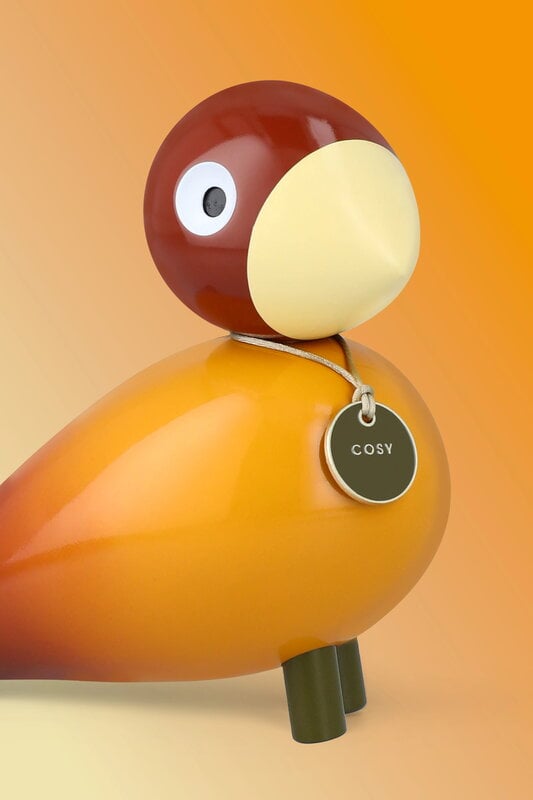 Kay Bojesen Denmark Story Bird Cosy, orange, decoration image