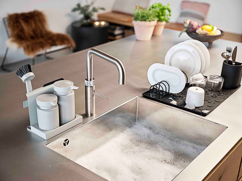 Zone Denmark Diish dishwashing set, 5 parts, warm grey | Finnish