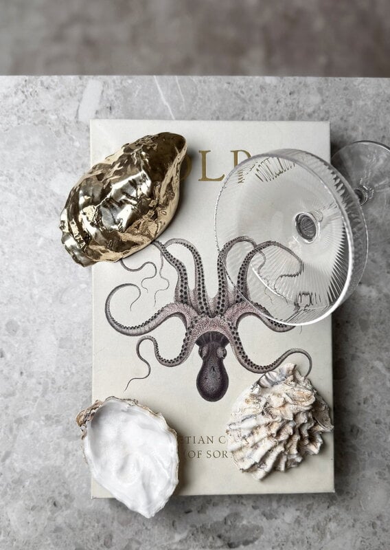 Skultuna Abridor de botellas Oyster, latón, imagen de decoración