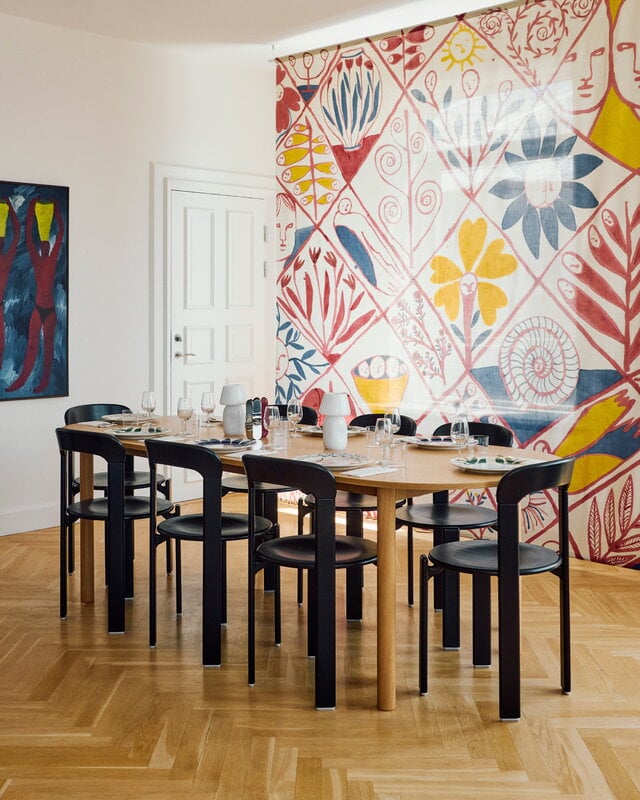 HAY Tisch Annex, länglich, 240 x 95 cm, Eiche lackiert - Eichenfurnier, dekorationsbild