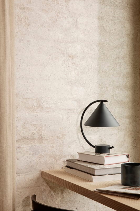 ferm LIVING Meridian table lamp, black | Finnish Design Shop