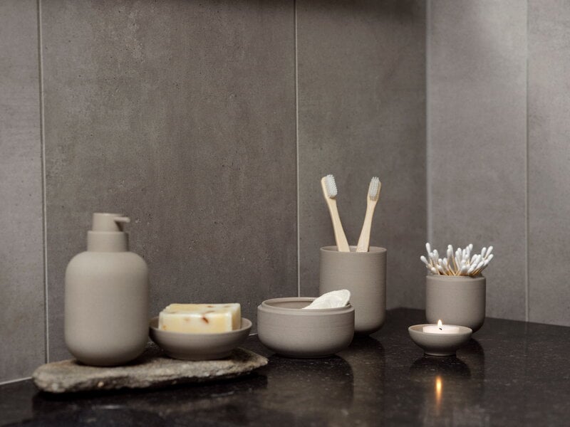 Zone Denmark Sensu soap dispenser, taupe, view 2