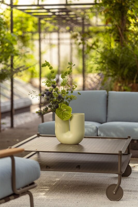 Muuto Mesa de centro Flow, 95 x 95,5 cm, topo, imagen de decoración