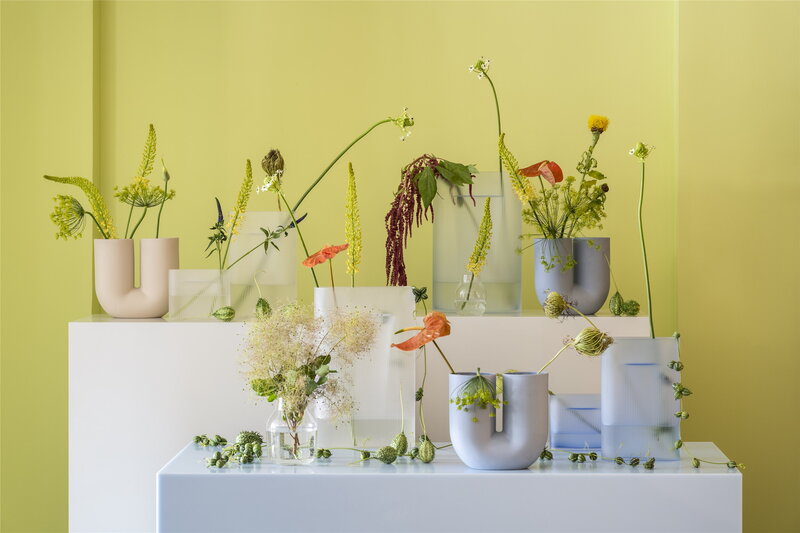 Muuto Silent vase, 11 cm, clear, decoration image