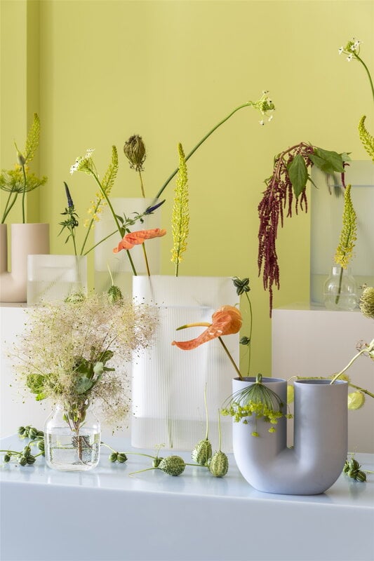 Muuto Silent vase, 11 cm, clear, decoration image