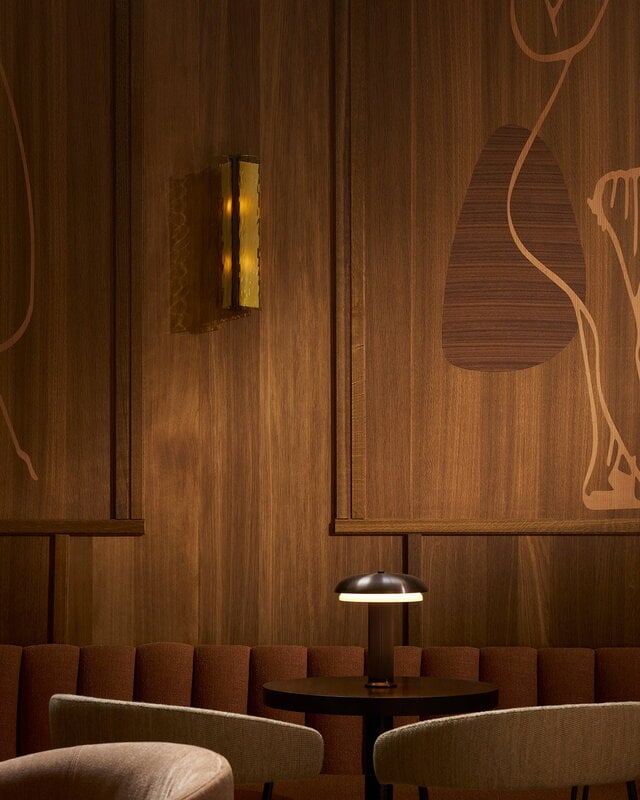 LYFA Ryff wall lamp, bronze, decoration image