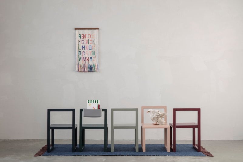 Ferm Living Little Architect Chair Dark Blue Finnish Design Shop