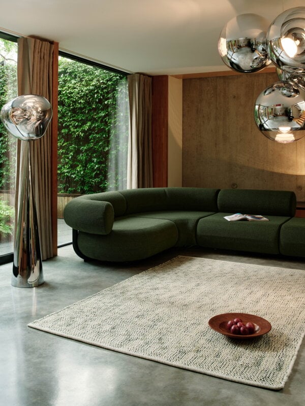 Tom Dixon Tweed Teppich, grün, dekorationsbild