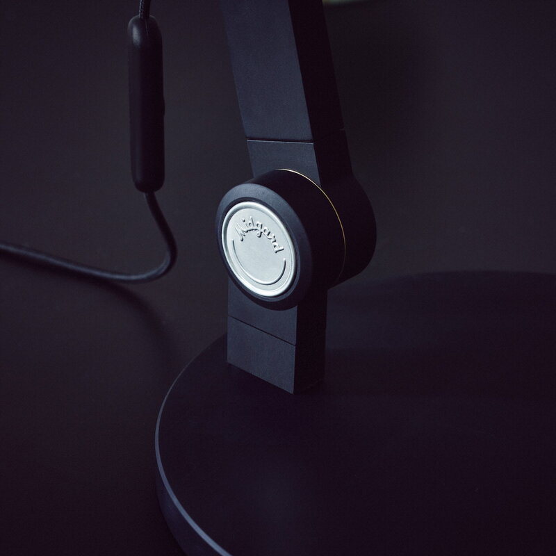 Midgard Modular Neo Oval table lamp, black, decoration image