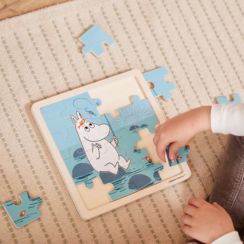 Barbo Toys Muumi puinen palapeli, fishing, sisustuskuva