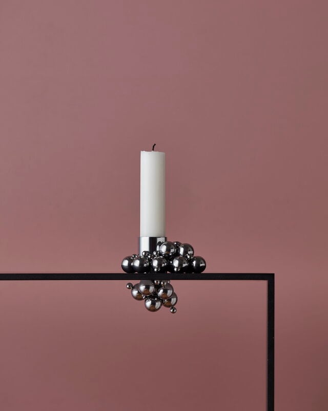 Gejst Molekyl candle holder 1, chrome, decoration image