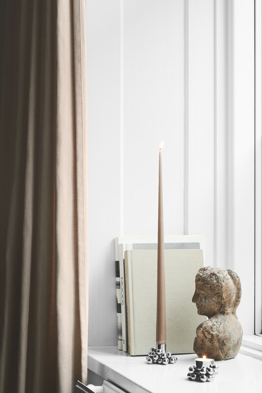Gejst Molekyl candle holder 1, chrome, decoration image