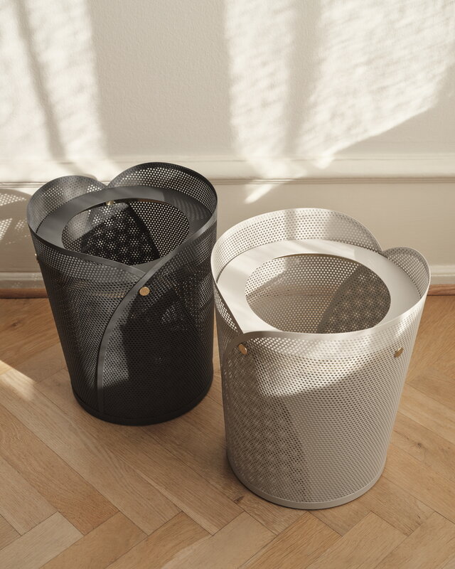 Gejst Oya paper bin, dark grey, decoration image