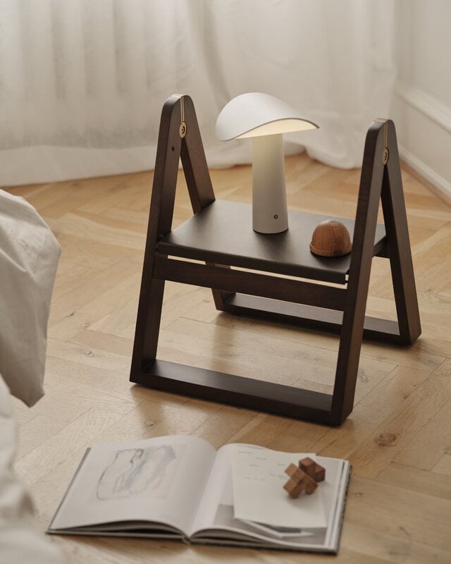 Gejst Reech Step stool ladder, dark ash, decoration image