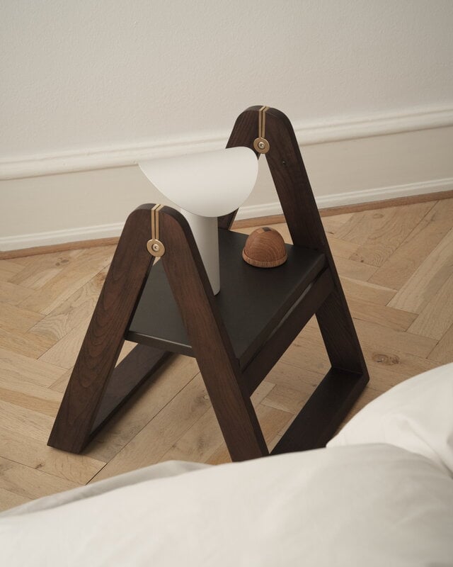 Gejst Reech Step stool ladder, dark ash, decoration image