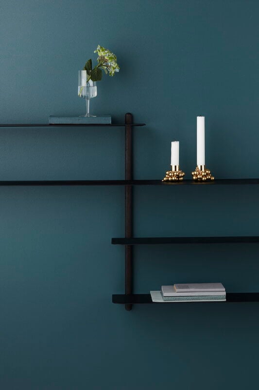 Gejst Nivo shelf B, black ash - black, decoration image