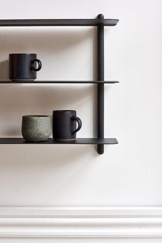 Gejst Mensola Nivo D, frassino nero - nero, immagine decorativa