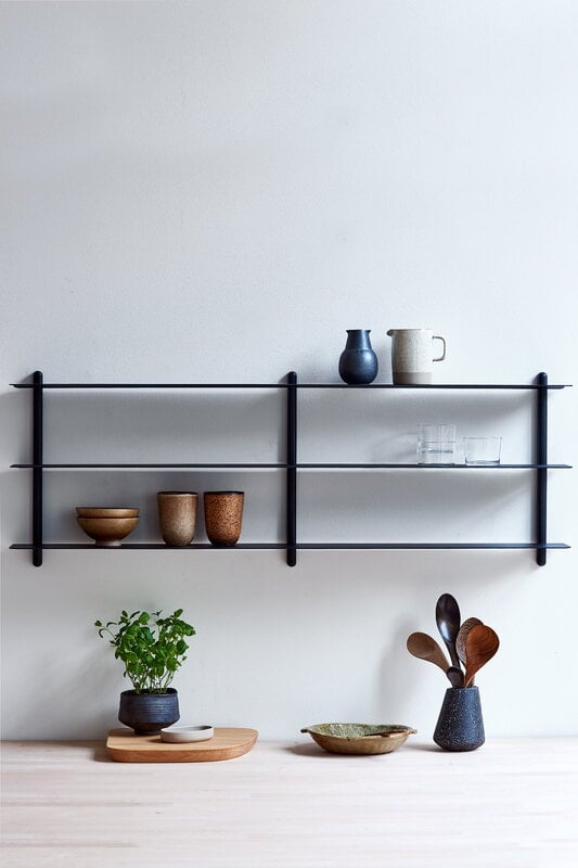 Gejst Mensola Nivo D, frassino nero - nero, immagine decorativa