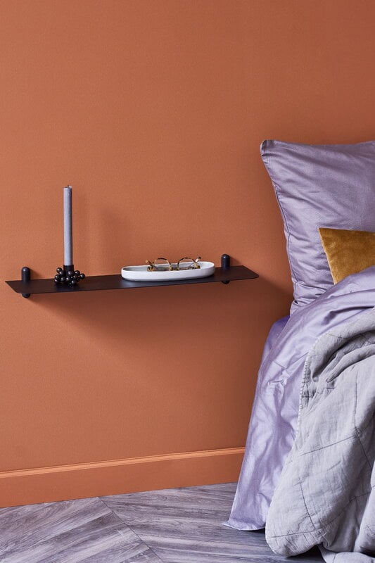 Gejst Nivo shelf G, black ash - black, decoration image