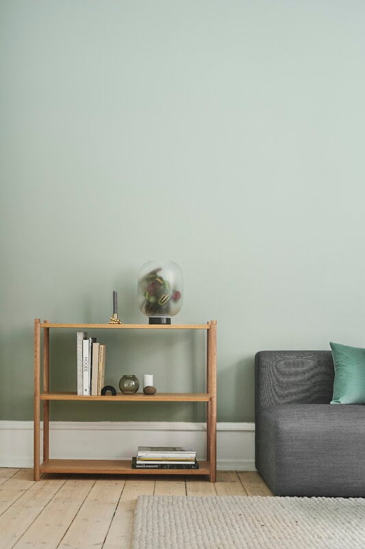 Gejst Sceene bookcase A, light oak, decoration image