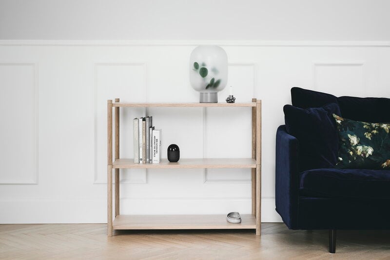 Gejst Sceene bookcase A, light oak, decoration image