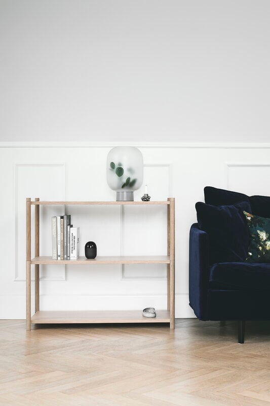 Gejst Sceene bookcase A, light oak, decoration image