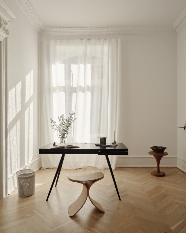 Gejst Luno stool, oak, decoration image
