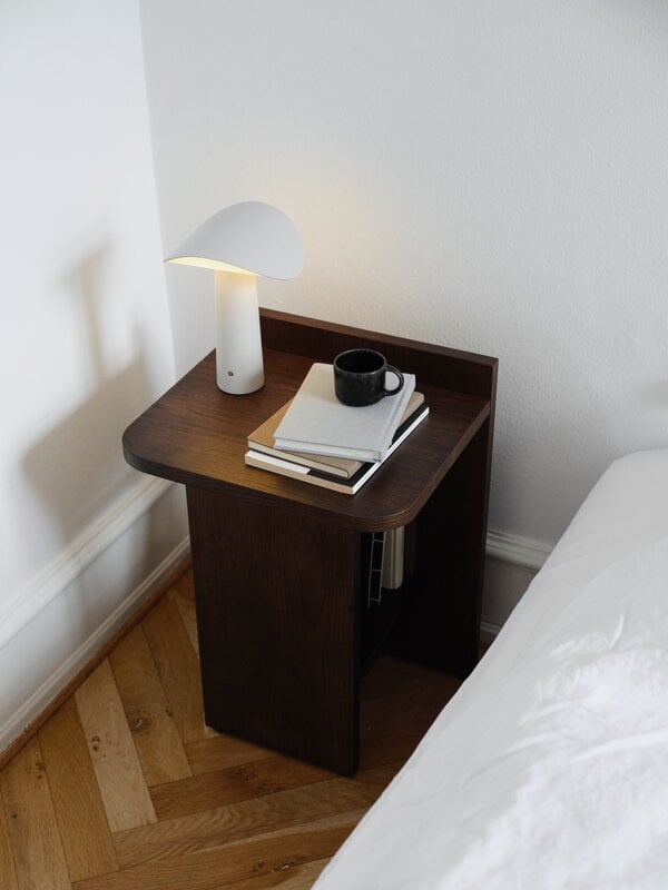 Gejst Lium portable table lamp, warm grey, view 5