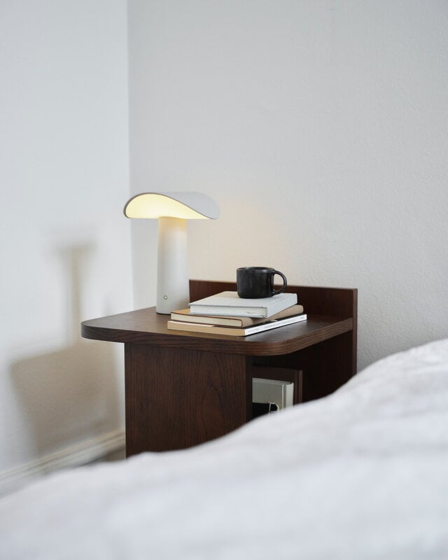 Gejst Lium portable table lamp, warm grey, view 2