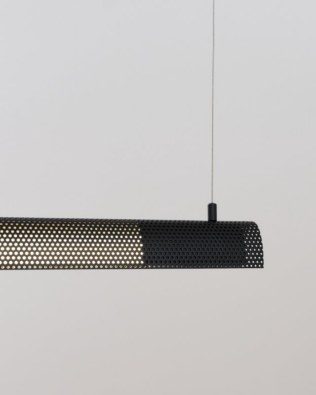 Gejst Radent pendant lamp, short, black, decoration image
