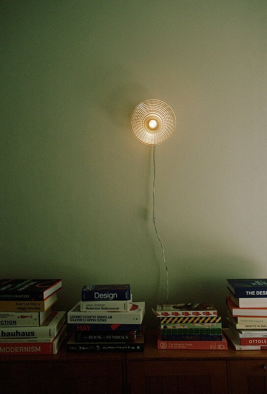 FDB Møbler U12 Sletterhage wall lamp with cord, opal, decoration image