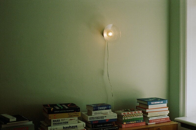 FDB Møbler U12 Sletterhage wall lamp with cord, opal, decoration image