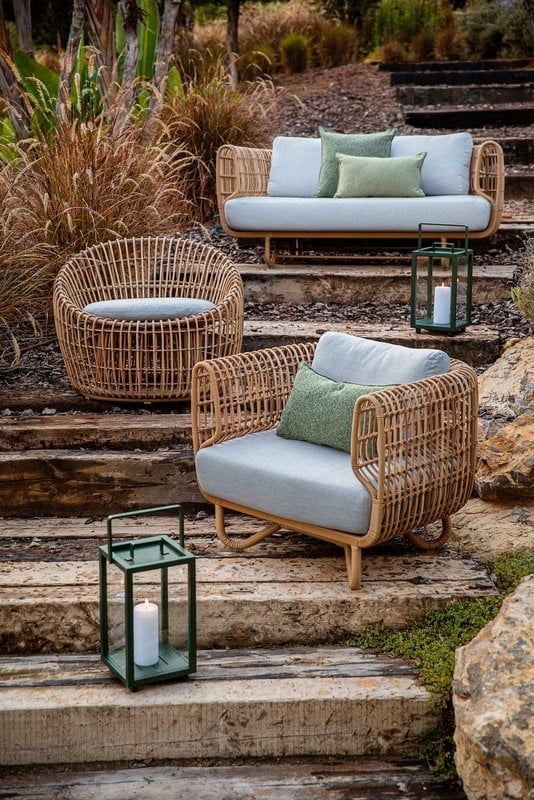 Cane Line Nest 2 Seater Sofa Natural, Best Deals On Grey Rattan Garden Furniture In Taiwan