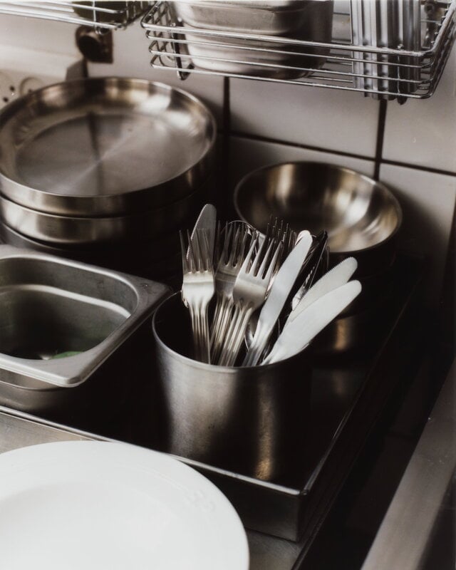 Service Projects Canteen cutlery set, 16 pcs, brushed, decoration image
