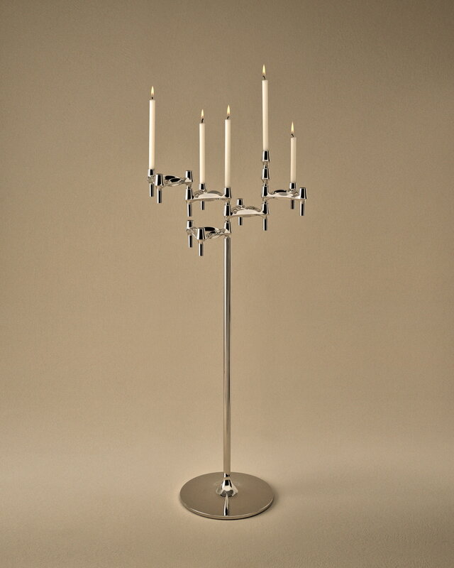 STOFF Copenhagen STOFF BMF candle holder, chrome, view 10