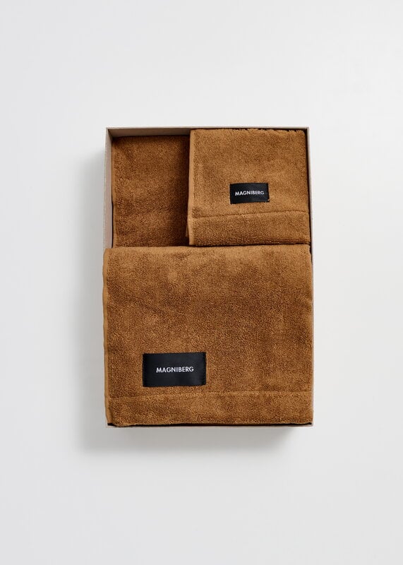 Magniberg Gelato ensemble de serviettes, 3 pcs, nocciola beige, image décorative