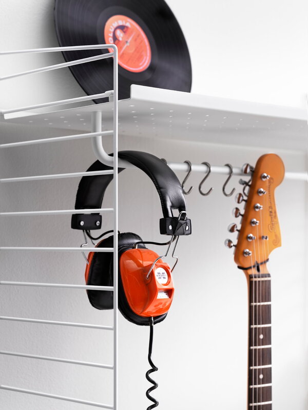 String Furniture String S hooks, 5 pcs, stainless steel, decoration image