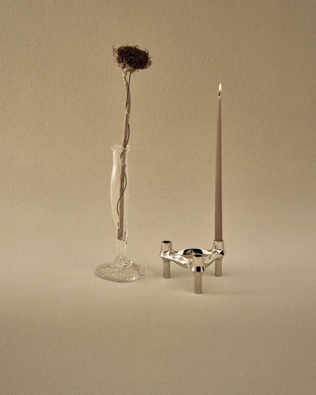 STOFF Copenhagen STOFF BMF candle holder, chrome, view 13
