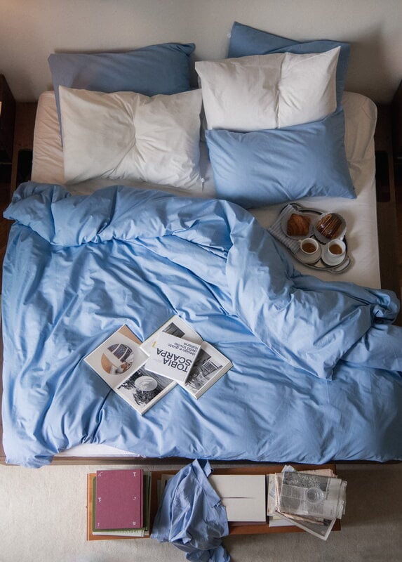 Tenten 09-01 Unten duvet cover set, cool blue, view 2