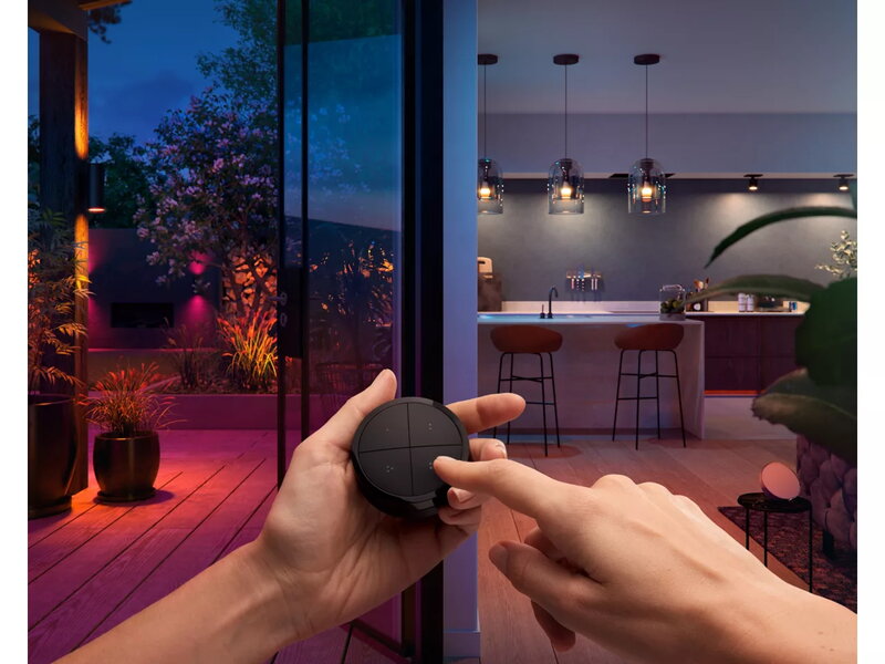 Philips Hue Tap Dial switch, black, decoration image