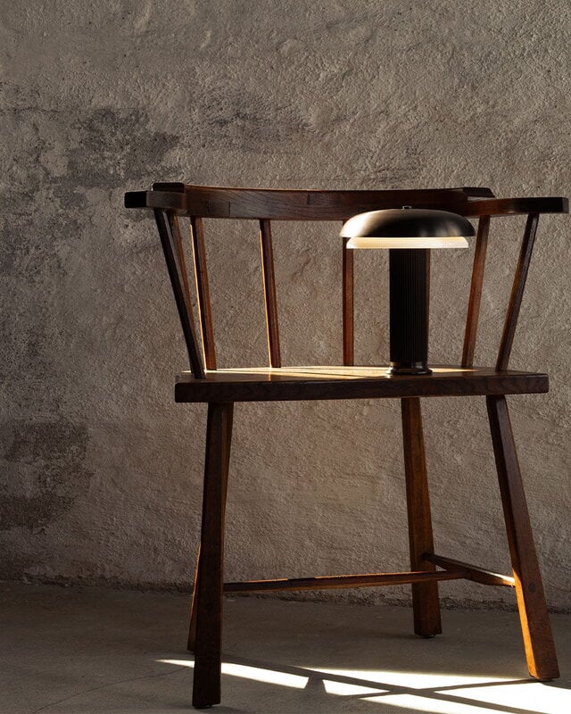 LYFA Noote portable lamp, bronze, decoration image