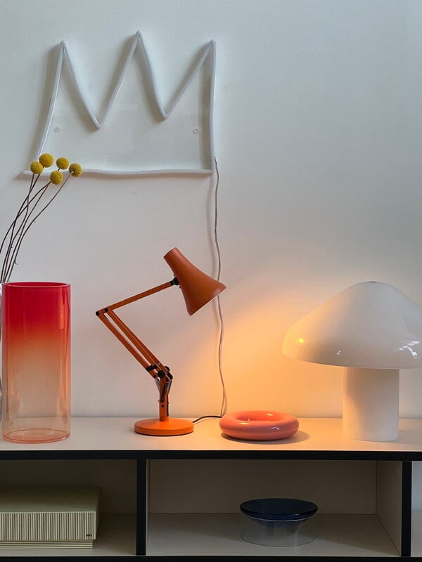 Anglepoise 90 Mini Mini lampe de bureau, orange brûlé par le soleil, image décorative