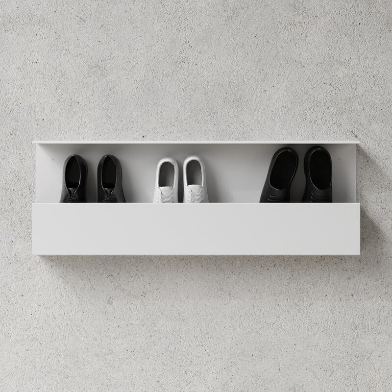 Nichba Shoe Rack 100, white, view 2