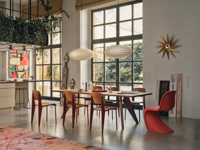 Vitra Sedia Standard, Japanese red - rovere, vista 2