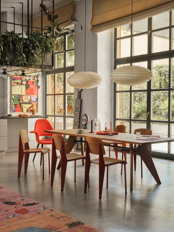 Vitra Sedia Standard, Japanese red - rovere, vista 8