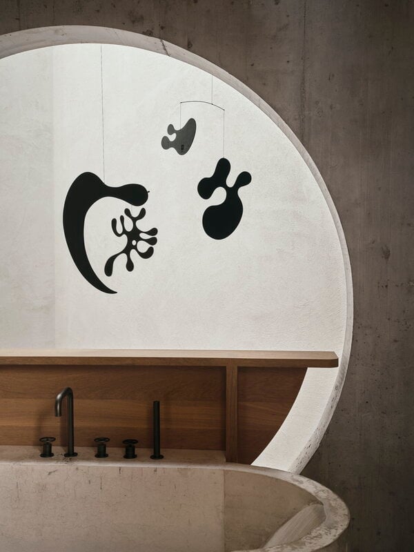 Vitra Plywood Mobile, model C, black, decoration image